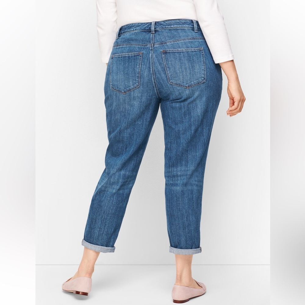 Talbots Medium Wash Boyfriend Jeans for Women - Picture 2 of 7